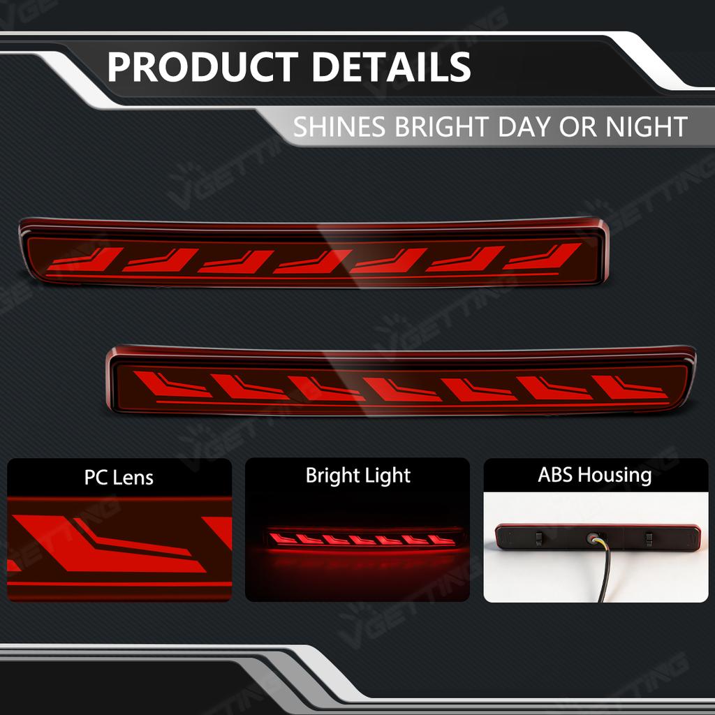 LED Rear Bumper Reflector Light For Land Rover Discovery 3 LR3 4 LR4 2005-2013 Turn Signal Lights Brake Taillamp Car Accessories