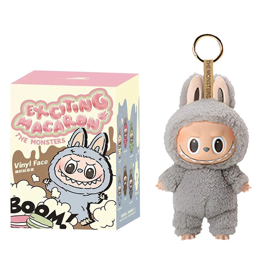 

2025 Новый Высококачественный Милый Labubu The Monsters Box Toys Cardiac Macarone Kawai Guess Bag Figure Model Bag Подарочный