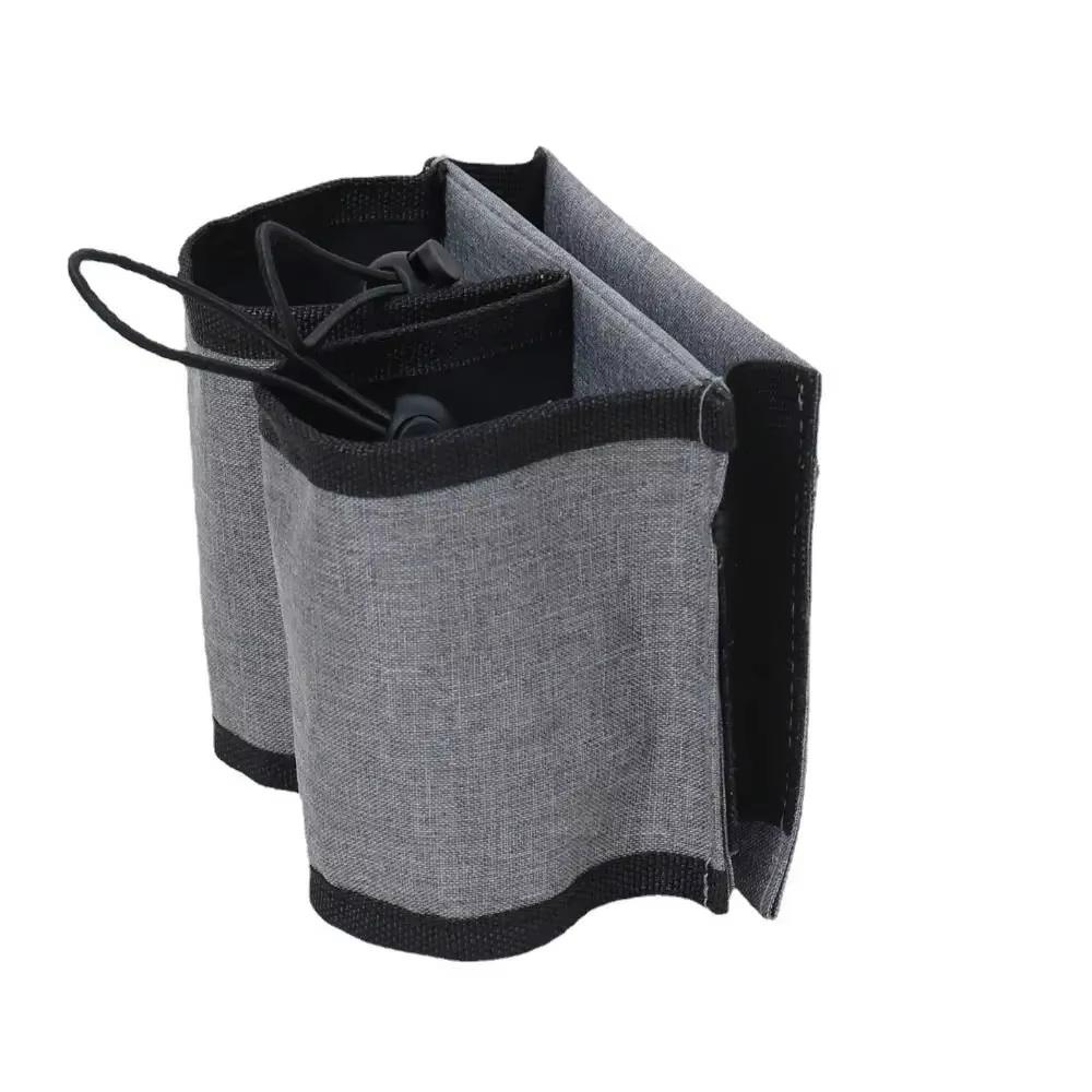 Luggage Handle Water Bottle Holder Bag Dual Cup Storage Pouch Adjustable Drawstring Drink Carrier For Travel Suitcase Use