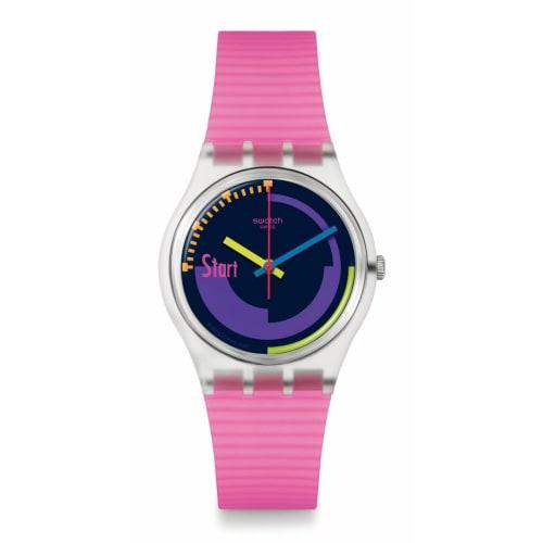 Swatch Neon Pink Podium Watch SO28K111 (Pink)