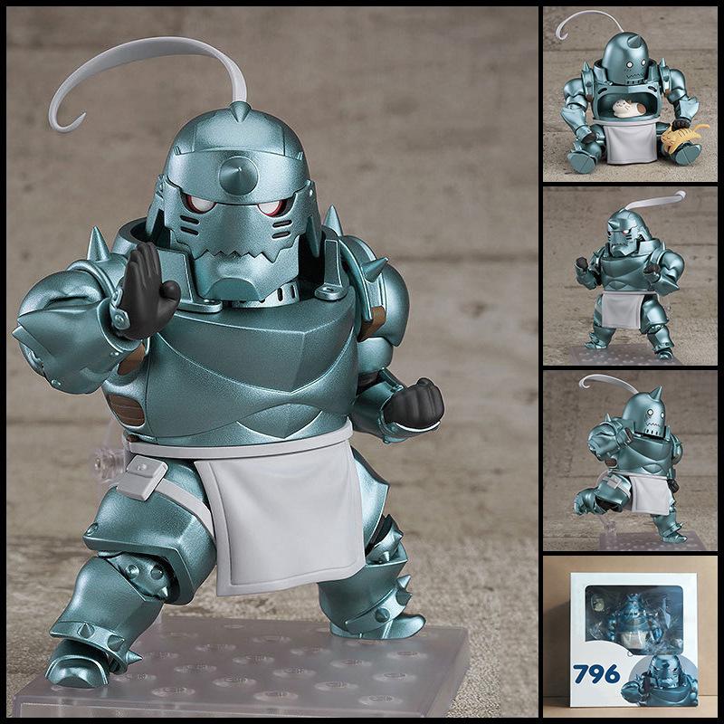 In Stock Q Edition Fullmetal Alchemist Alphonse Elric Anime Peripheral Movable Model Counter Decoration Toys Gifts Action Figure