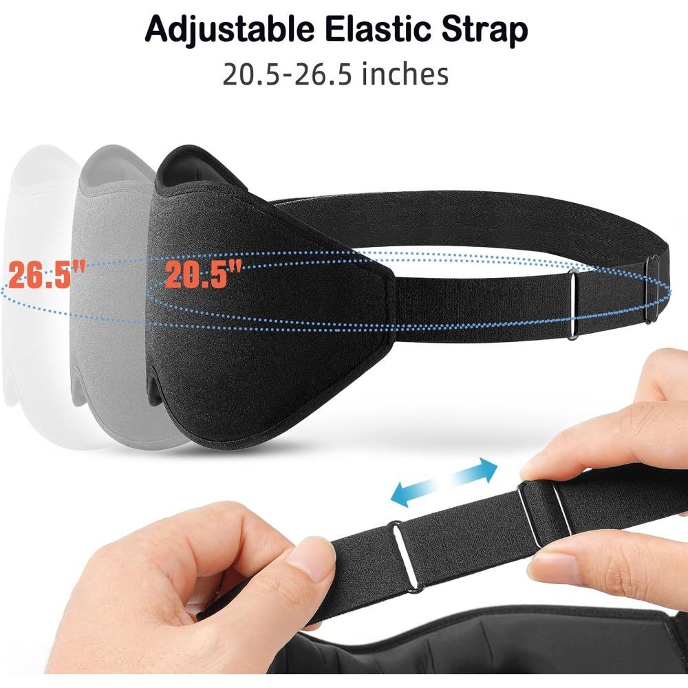 3D Sleep Mask Sleeping Aid Blindfold Block Out Light Portable Soft Memory Foam Face Mask Eyeshade Comfort Three Dimension Design