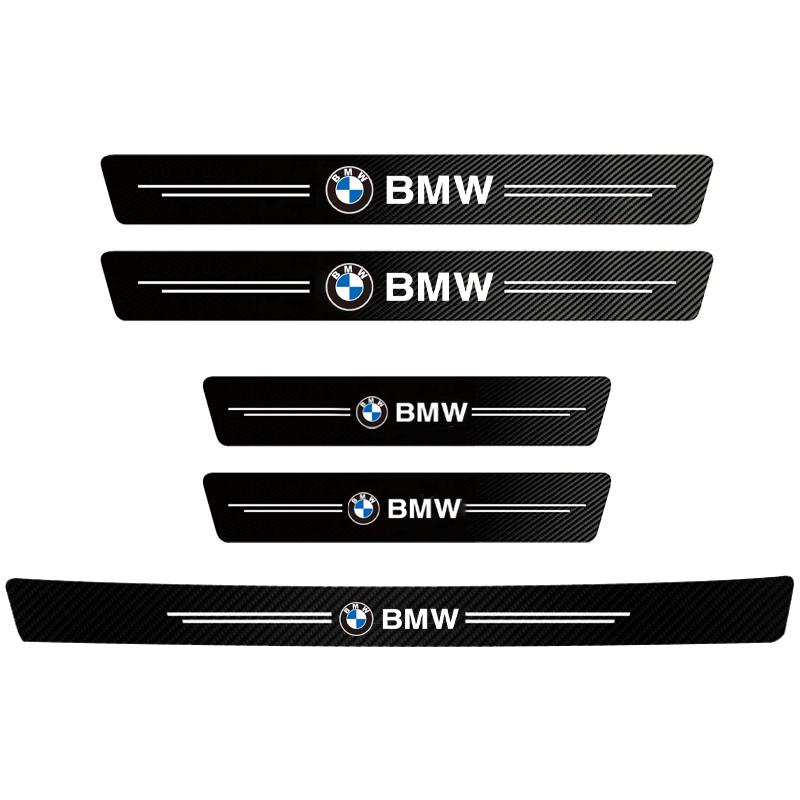2026 Hot BMW Car Door Carbon Fiber Sill Protector Stickers For M Performance E92 E91 X3 F10 E90 F30 F40 E46 E60 F20 X5 E70 E39 E36 E87 X7 HP5