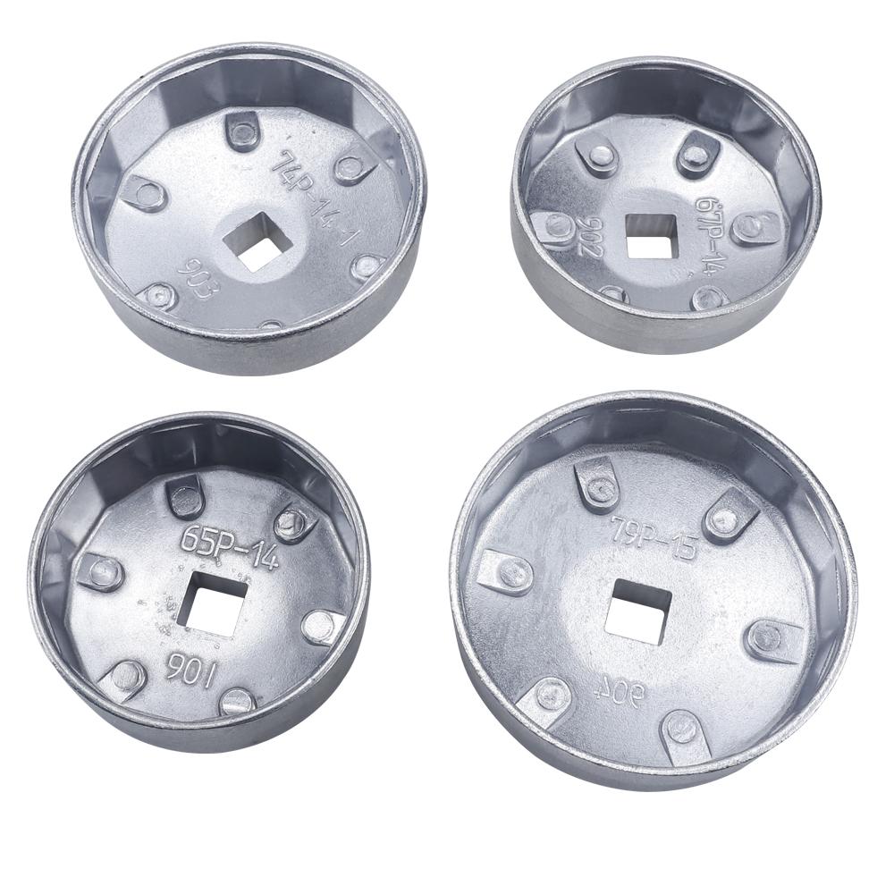 Ölfilterschlüssel Kappe Abzieher Werkzeug 65mm 67mm 74mm 14-15 Zacken Aluminium 901 902 903 904 Für Toyota Bmw VW Hyundai Jeep