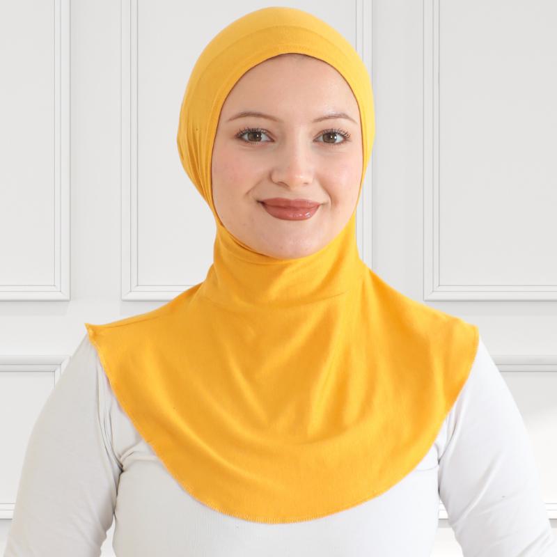 Sport Hijab For Women, Muslim Head Scarf, Flexible Turban Girls, Chic Islamic Wear For Gym, Neck Collar Bonnet Viscose