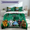 3pcs Custom Name The Wizard of Oz Bedding Set,Includes 1 Duvet Cover and 2 Pillowcases,All-season Bedroom Decor