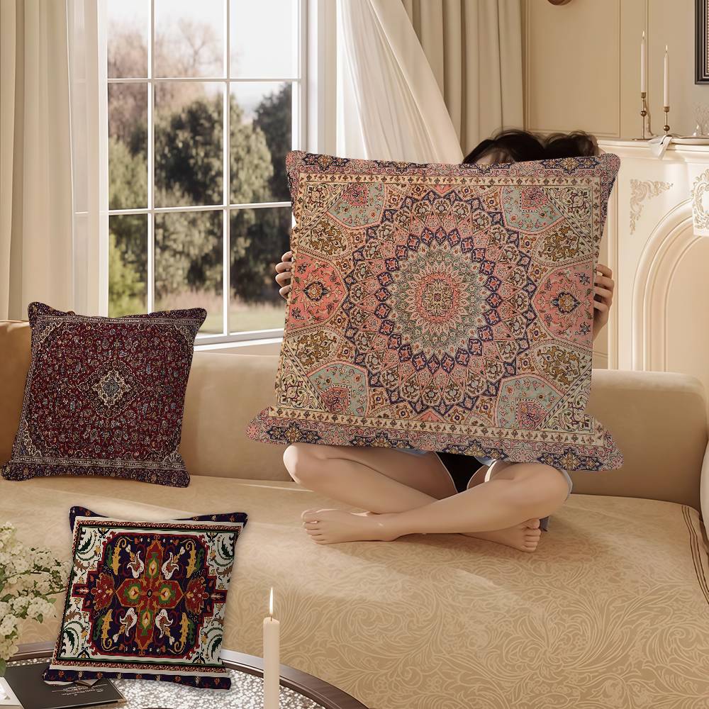 Traditional Patterned Cushion Cover 30x50 Polyester Sofa Cushions Decorative Throw Pillows Home Decoration Pillowcover