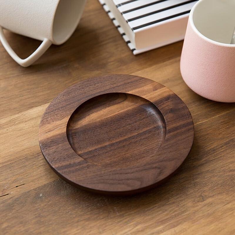 

ZISIZ Acacia Wood Round Coaster Set