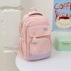 Schoolbag Backpack Women's Large Capacity High School Student School Bag Elementary School Junior High School Campus Korean Edition Tide Leisure 