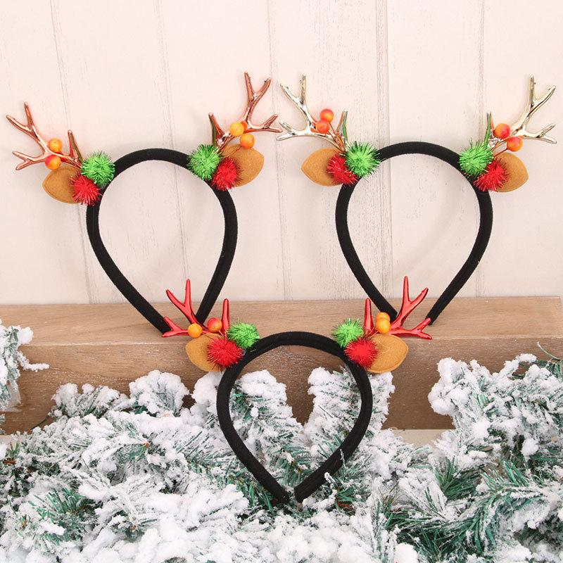 Christmas Antler Buckles Christmas Buckles Headband Headband Christmas Decorations Christmas Gifts Gifts