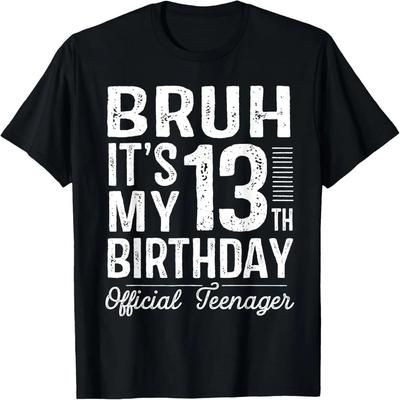 Frère C'est Mon 13ème Anniversaire Cadeaux Officiel d'Adolescent T-Shirt 13 Ans