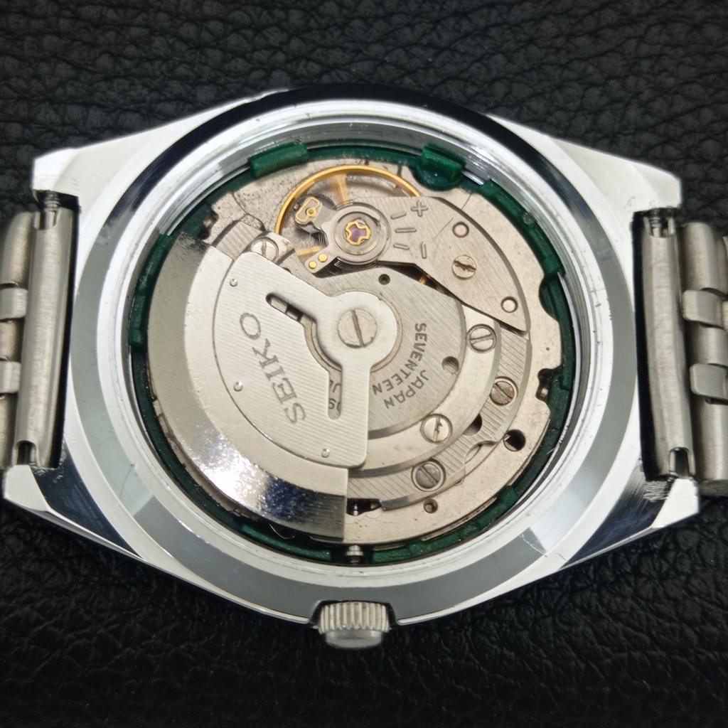 VINTAGE REFURBISHED SEIKO 5 AUTOMATIC JAPAN MENS ROMAN FIGURE WATCH a442636-1