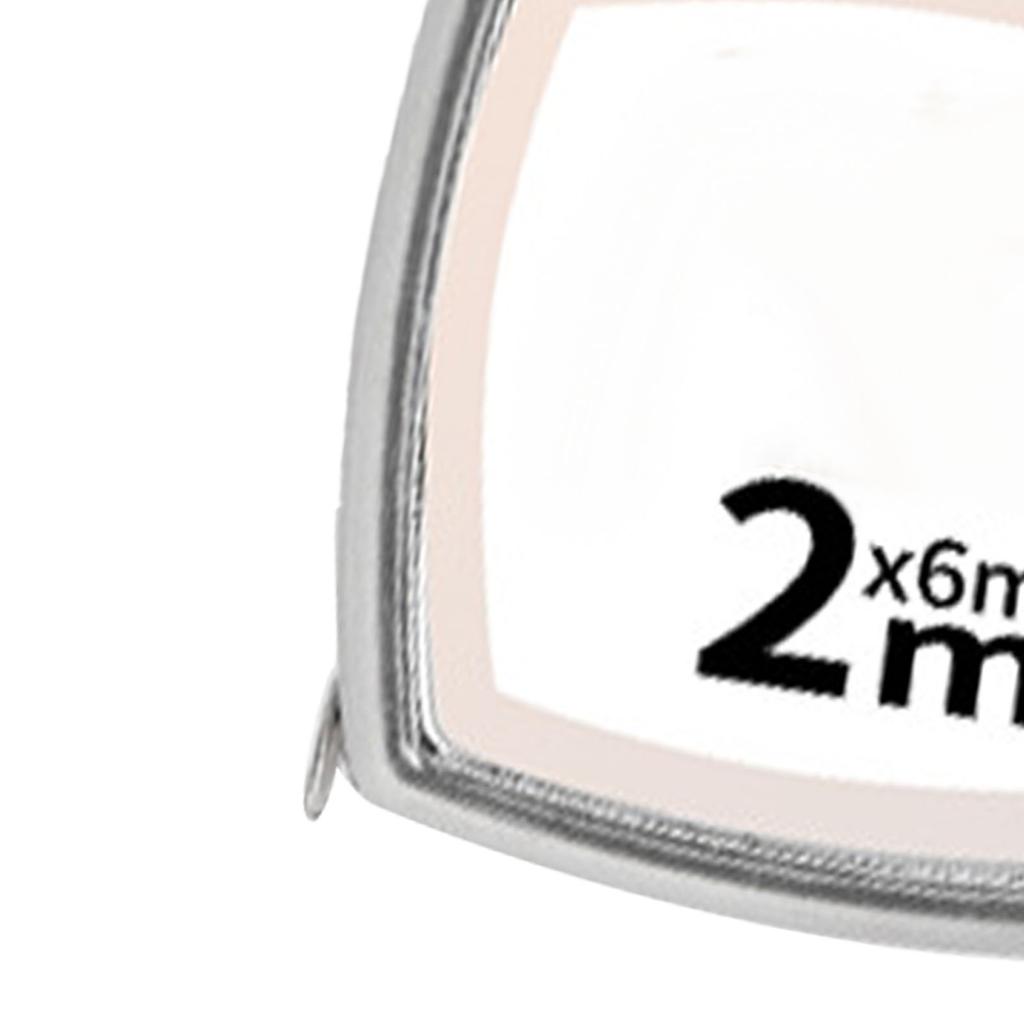 Mini Tape Measure with Keychain Steel Retractable Tape Portable Measuring Tape 2 Meters