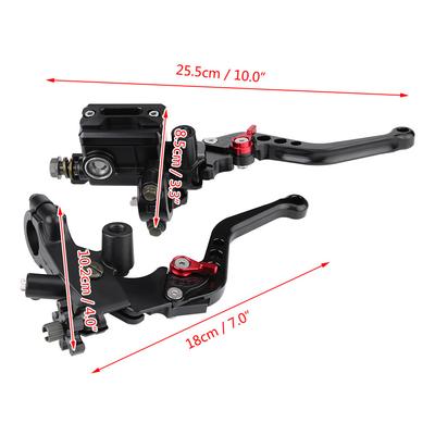 1 Pair Replacement for Brake Clutch Pump Lever Motorcycle Master Cylinder 7/8inch 12\.7mm CNC