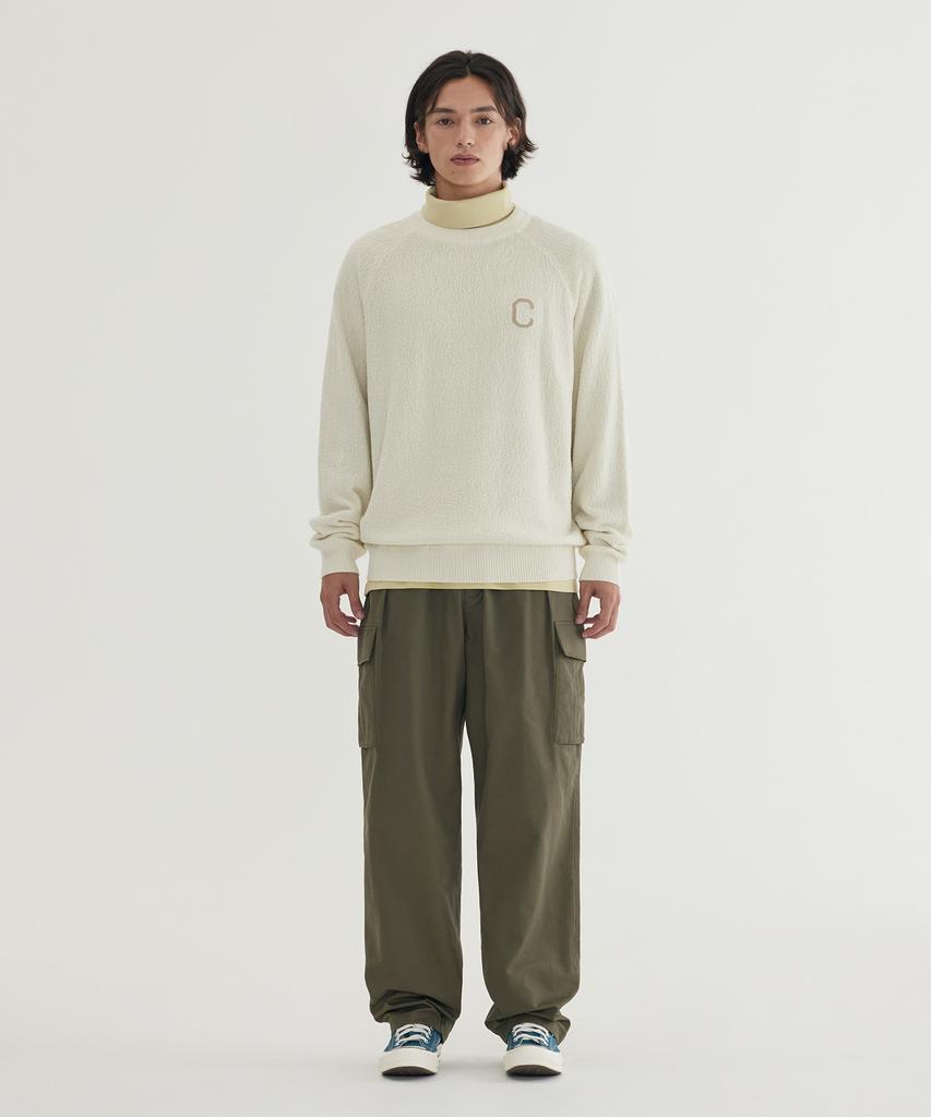 COVERNAT Middle C-Logo Knit Ivory