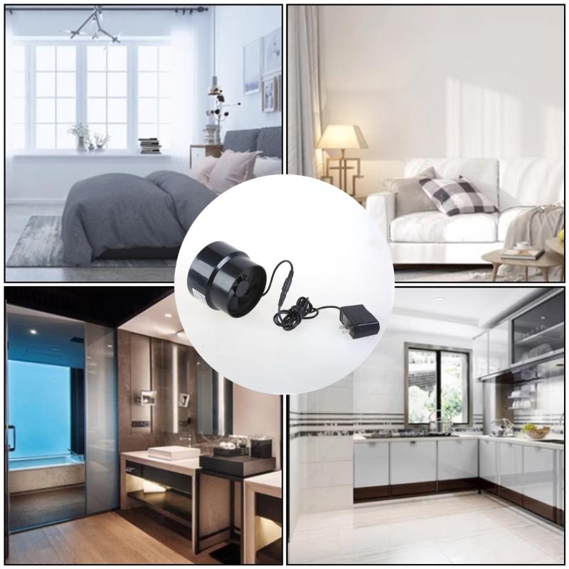 97mm Inline-Kanalventilator Abluftventilator Belüftungsverstärker Leiser Gebläse für kleinen Raum Starke Belüftung in Haus Industrie