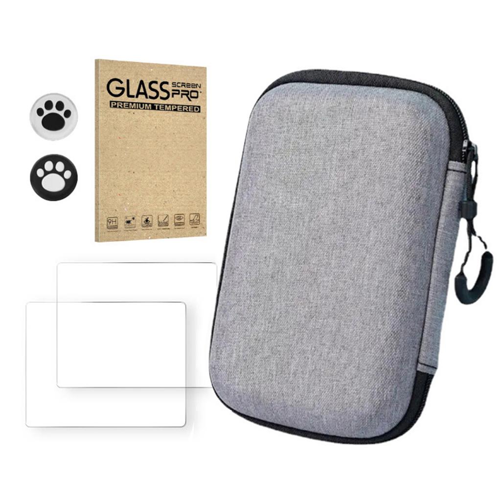 Scratchproof Storage Bag for R36S R35S K36 Gaming Accessories Game Console Carrying Case with Screen Film Joysticks Caps