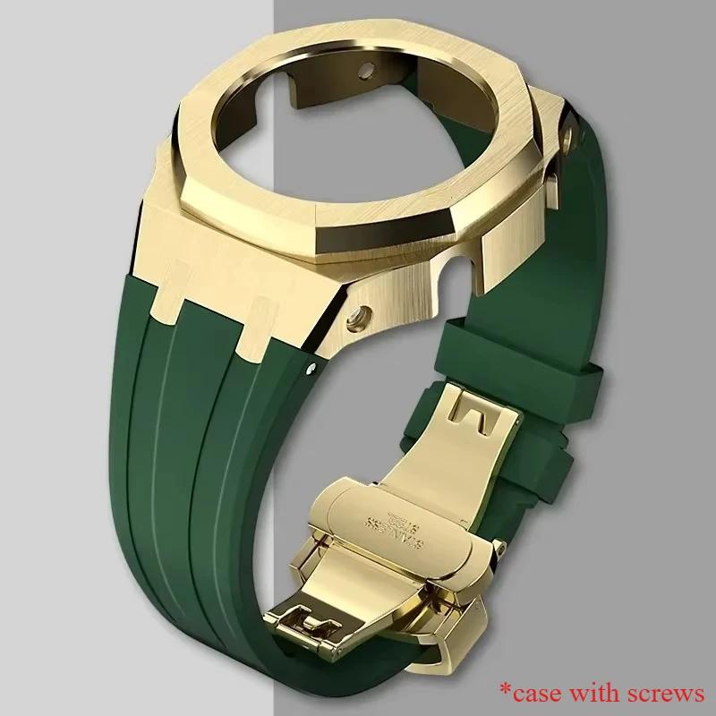 Gen4 Metal Case Bezel Frame GA2100 GAB2100 Casioak Mod Kit Modification Frame For GA2110 Metal Rubber Strap Accessory Wholesale