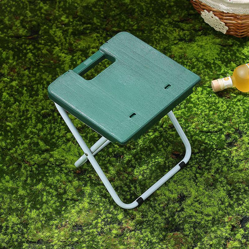 Portable Camping Chair Foldable Collapsible Footstool Compact Seat Mini Lightweight Stool for Travel Beach Lawn Picnic Outdoor