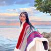 Capa de otoño/invierno para mujer, prendas de vestir exteriores, suéter de punto a rayas