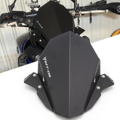 CNC Aluminum Motorcycle Windshield Fairing Fit Windscreen Wind SCREEN for Yamaha MT09 MT-09 FZ09 2017 2018