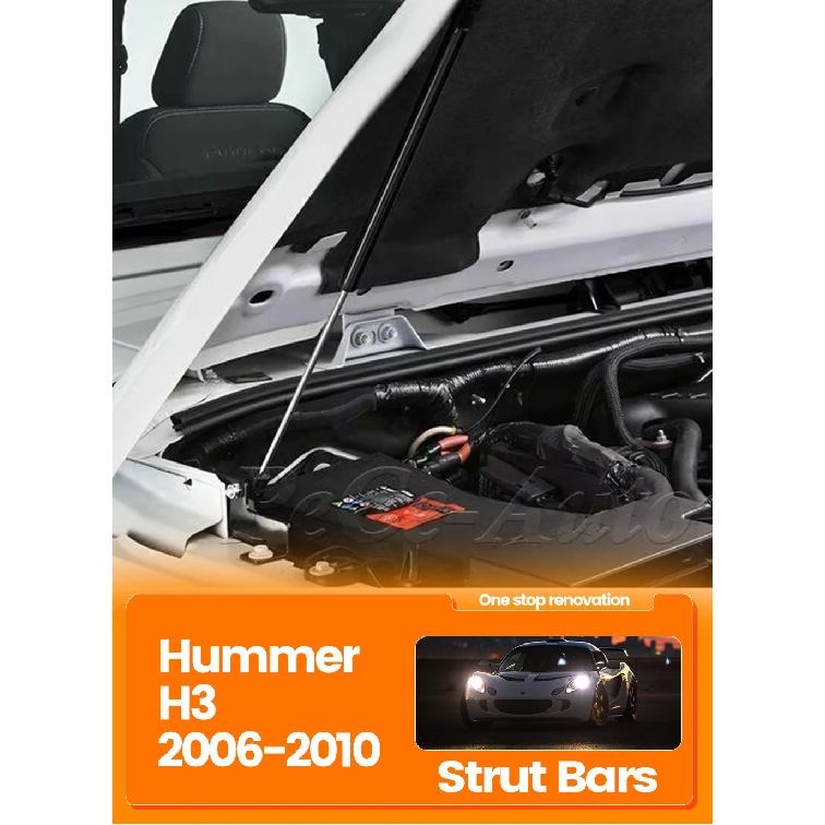 Podpory maski do Hummer H3 2006-2010 2 szt. Podnośniki amortyzatory sprężynowe gazowe Drążki pokrywy silnika 25794896 PM3171