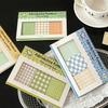 Cute Plaid Sticky Notes 90 Sheets Grid Pattern Memo Pad Self-Adhesive Notepad For Journaling Office School Supplies Stationery