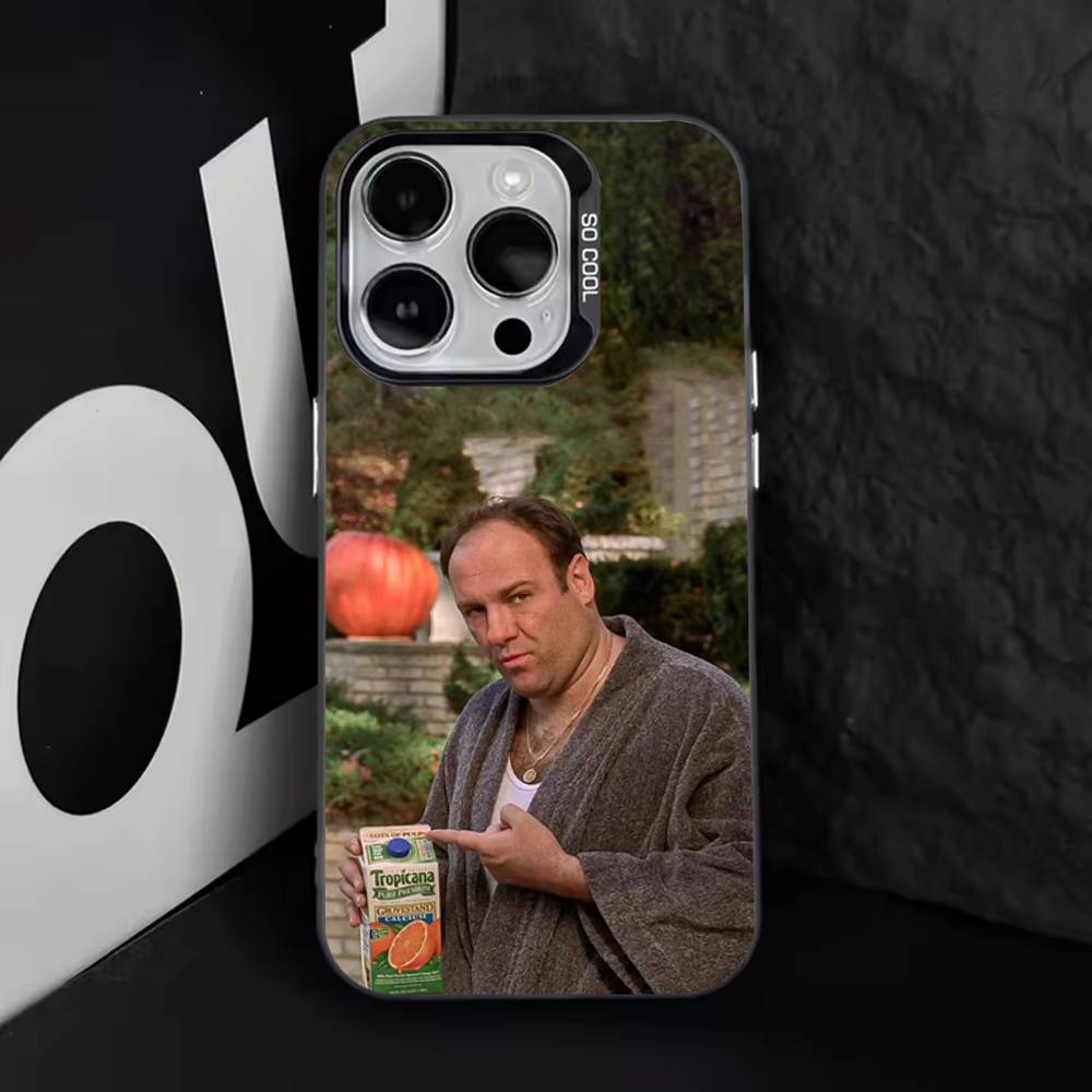 T-Tony S-Soprano Cool Phone Case For iPhone 17,16,15,14,13,12,11,Pro,Max,Plus,E,Air,Mini Black Tpu Cover