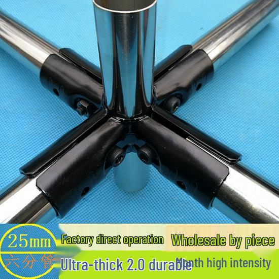 25mm Edelstahl T-förmiger Rohrverbinder für Kleiderständer & Gewächshäuser