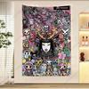 Kawaii Anime Tapestry TTokidoki Large Printed Wall Tapestries Flags Cute Room Decoration Background Cloth Teens Room Home Decor