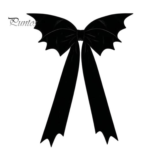 Lightweight Festival Wall Decor Halloween Bat Bow Garden Decor, Christmas Tree Topper Hanging Ornament Party Atmosphere for Party, Spooky Holiday