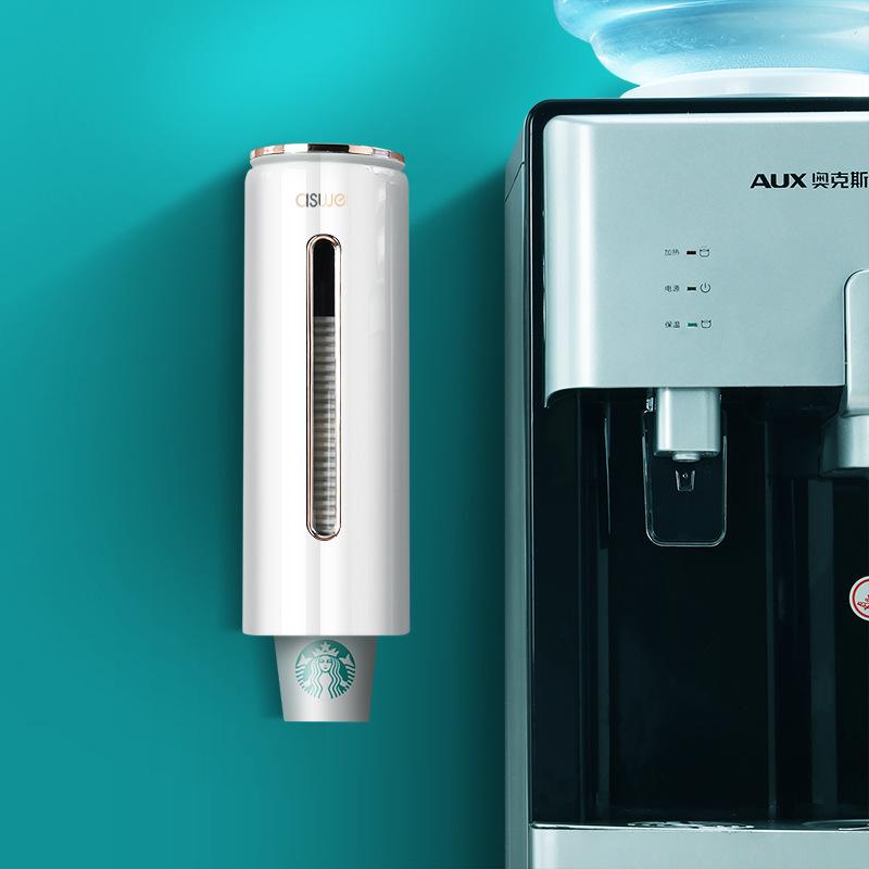 Paper Cup Holder, Cup Holder for Disposable Cups, Water Cup Storage Box, Magic Tool, Automatic Cup Dropping Device for Water Dispenser, Storage Rack