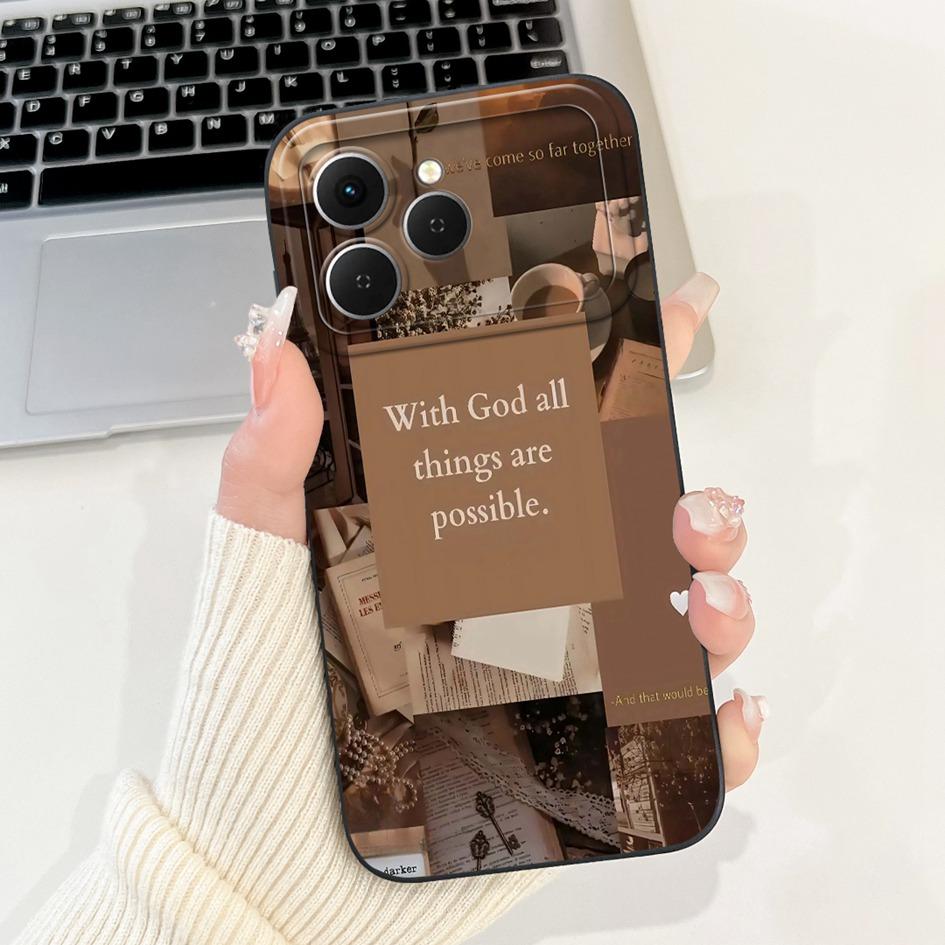 For Tecno Spark 40 Case Popular Cartoon Space Soft Silicone Camera protection Phone Cover For Tecno Spark 40C Spark40 4G Housing