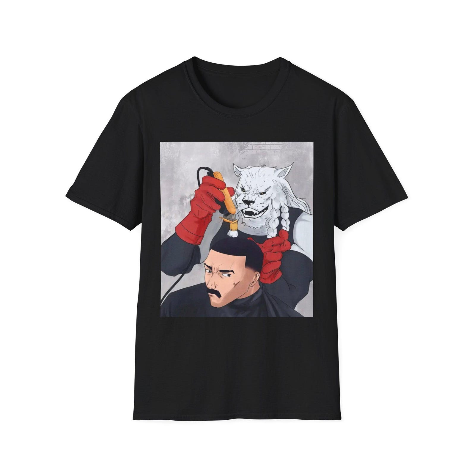 invincible tshirt , Thragg getting a haircut meme, Battle beast, invincible Graphic tshirt, Unisex XL
