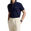 Polo Ralph Lauren Custom Slim Fit Brand Logo Embroidered Short Sleeve Polo Shirt Men Polo Shirts Navy 710941439-003