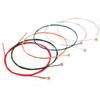 Acoustic Guitar String Replacement AntiRust Coating Light Musical Instrument Accessories(Colorful )