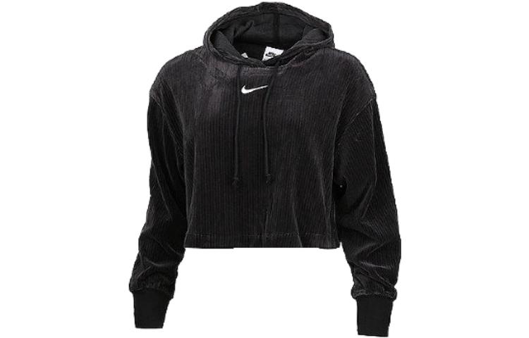 Nike Embroidered logo Velour Hoodie DQ5928-010 XL