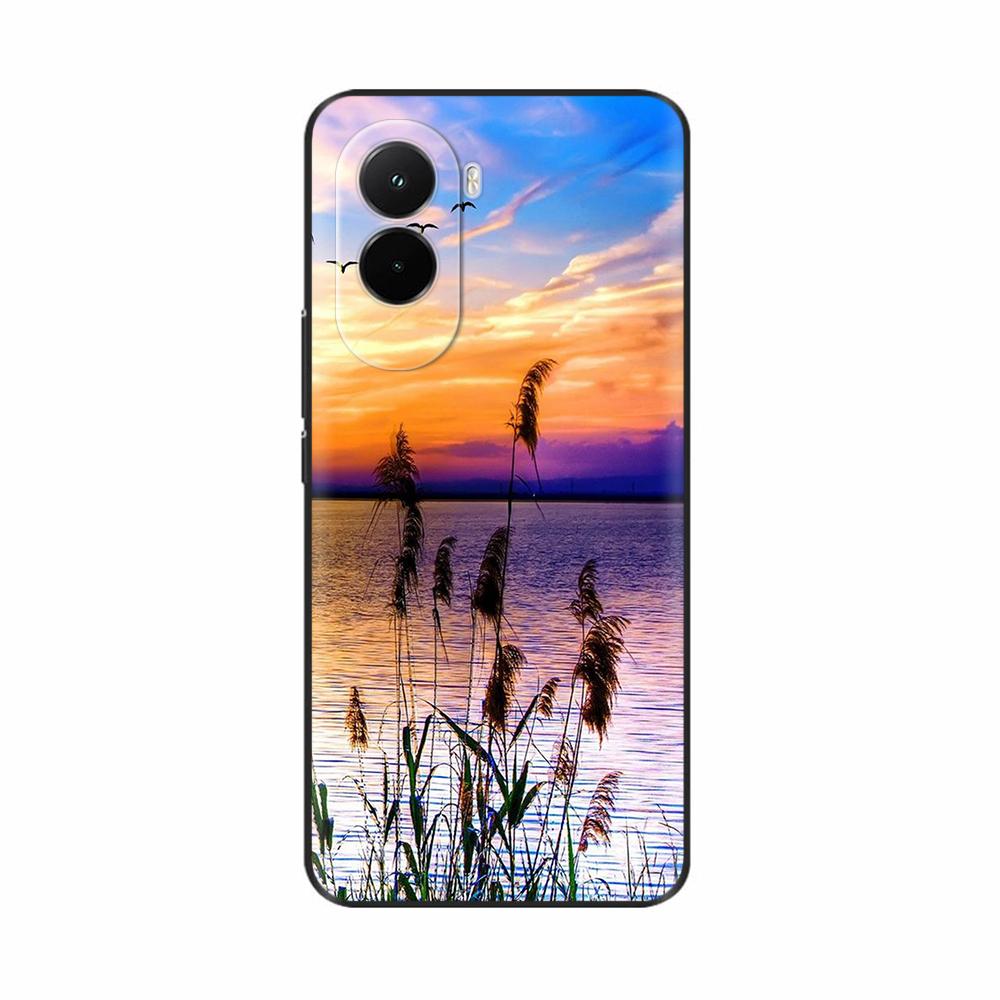 For Poco M7 4G Case Flowers Cartoon Animals Cool Style Soft Silicone Black Phone Cover For Xiaomi Poco M7 Case Fundas M 7 Bags
