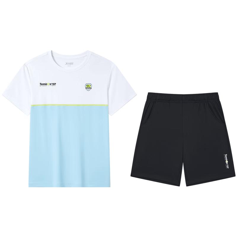 XTEP Boys Quick-Dry Short-Sleeve Knit Set 170