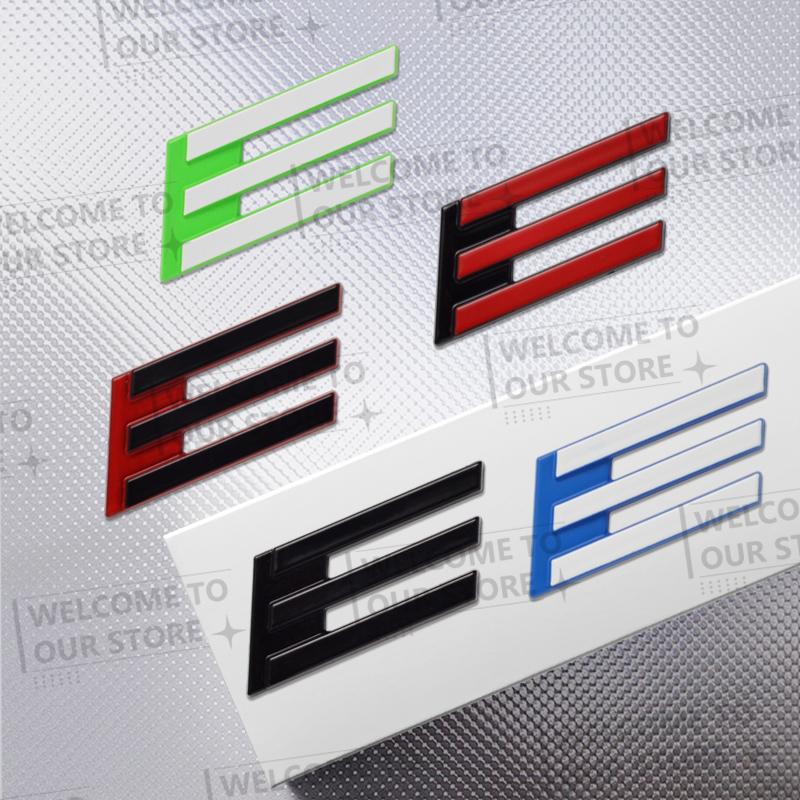 OQUP8 Autoaufkleber E Elektrofahrzeug 3D Metall Logo Abzeichen Aufkleber Heckklappen Emblem Für Peugeot 5008 4008 3008 2008 iOn 208 Zubehör