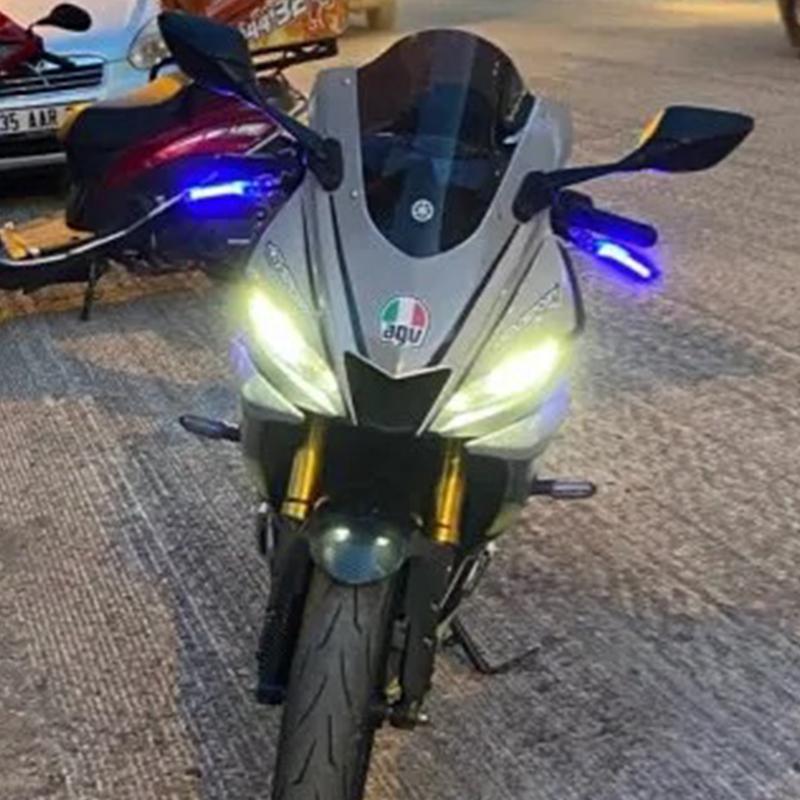 For ZX1400 ZX14R ZZR1400 GTR1400 CONCOURS Motorcycle Adjustable Always on Turn Signal Light Brake Clutch lever Handlebar