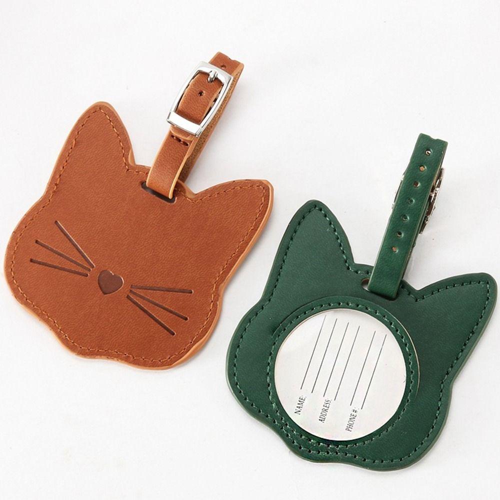 Tag Cat Shape Airplane Check-in Boarding Pass Airplane Suitcase Tag Travel Accessories Luggage Tag