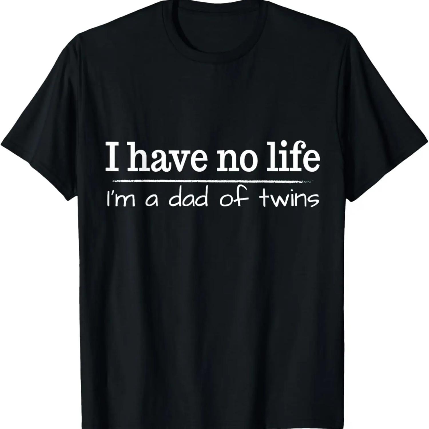 

Dad of Twins Funny New Parent Gift Baby Shower Shirt XXXXXL чёрный