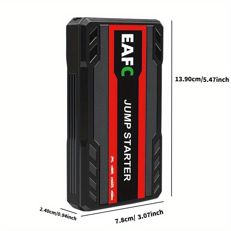 EAFC Portable Car Jump Starter, Emergency Power Bank Mobile Power Supply - 12V Emergency Battery Booster Charger
