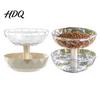 Large Capacity Cat Feeder Removable 2 Tier Pet Feeder Ant Proof Food Dish And Easy Clean Bowl Water Dispenser 2-in-1 Plastic Feeding for Outdoor