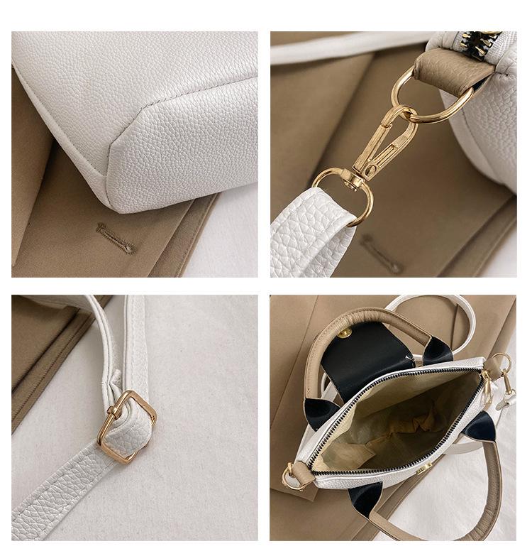 Kadın Fransız Şık Kova Çanta - 2023 Trend Çok Yönlü Çapraz ve Omuz El Çantası