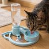Dispensador de Agua Automático para Gatos con Gravedad Silenciosa Estación de Bebida para Mascotas Grande Capacidad Exterior