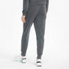 Puma Solid Color Jogging Fitness Tapered Pants Women Bottoms Gray 521626-01
