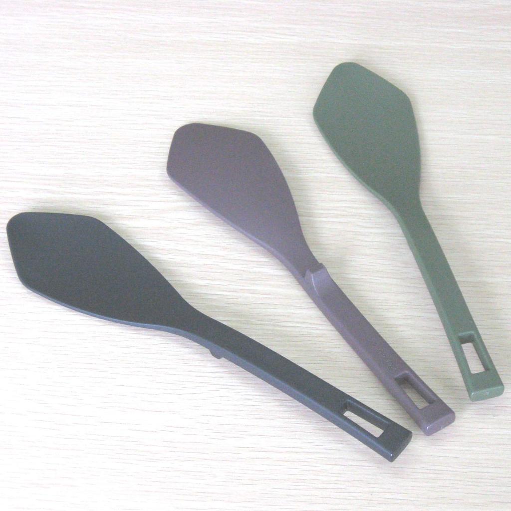 Nagao Simply Kitchen Tool and Made In Japan Set Spatula, Ladle, Spatula, Brown,