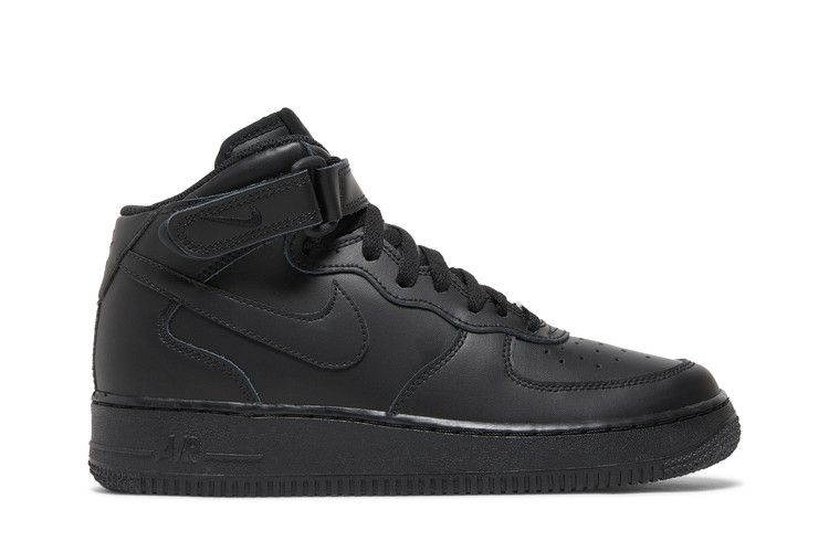 Nike Air Force 1 Mid GS 'Black' Sneakers